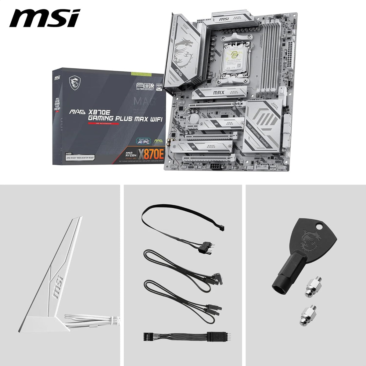 MSI MAG X870E Gaming Plus Max WiFi DDR5 AMD Motherboard