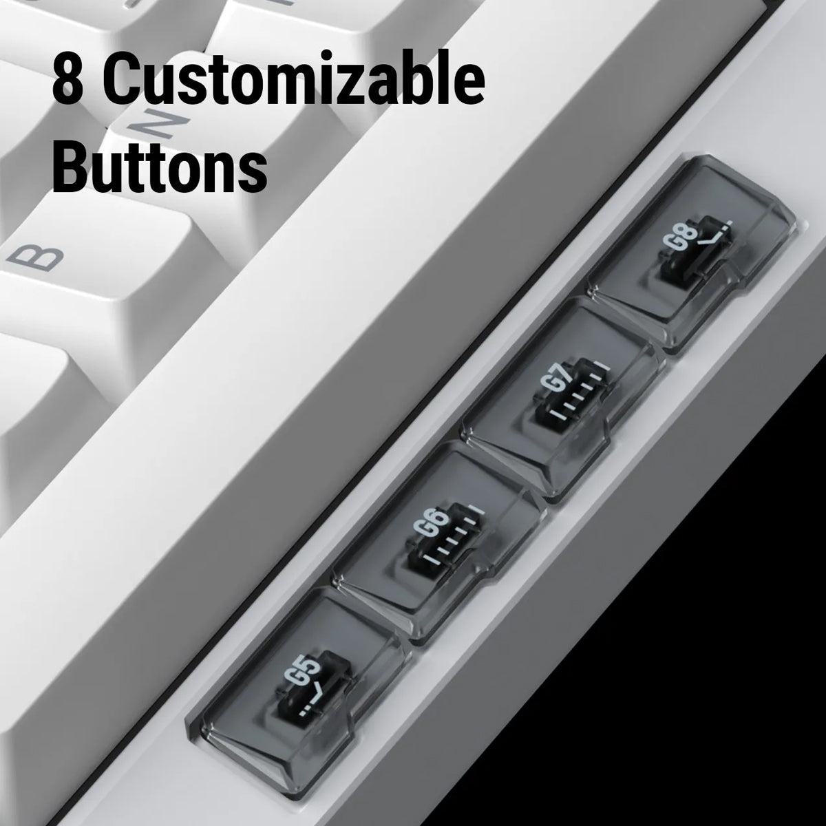 NuPhy Field75 HE V2 High-Profile Magnetic Switch Gaming Keyboard - FrostFlare
