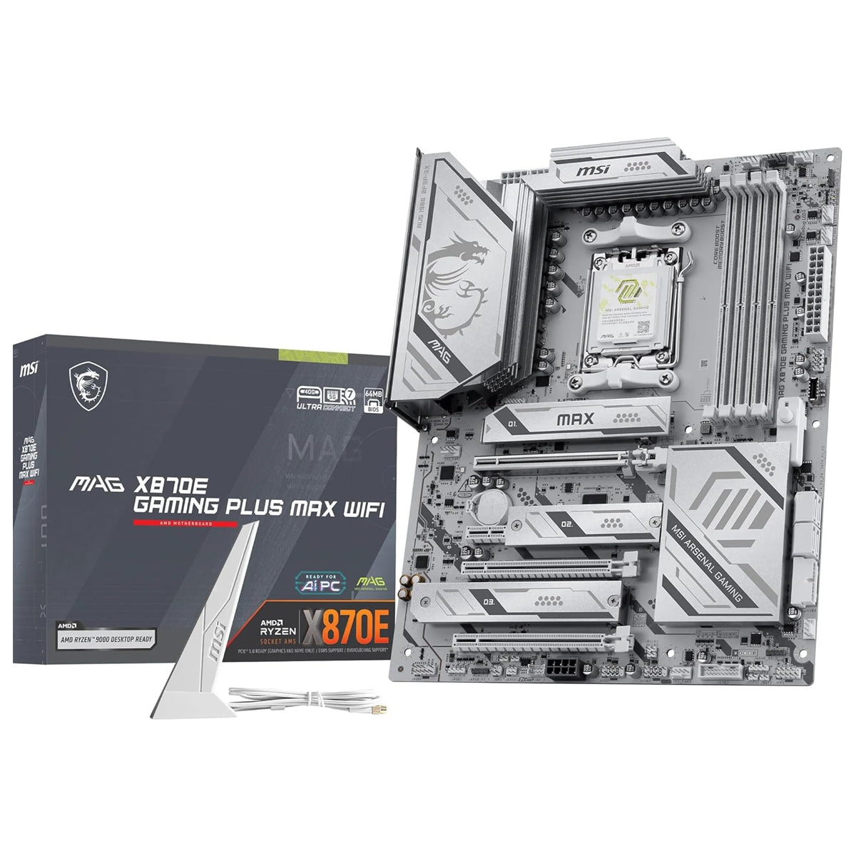 MSI MAG X870E Gaming Plus Max WiFi DDR5 AMD Motherboard