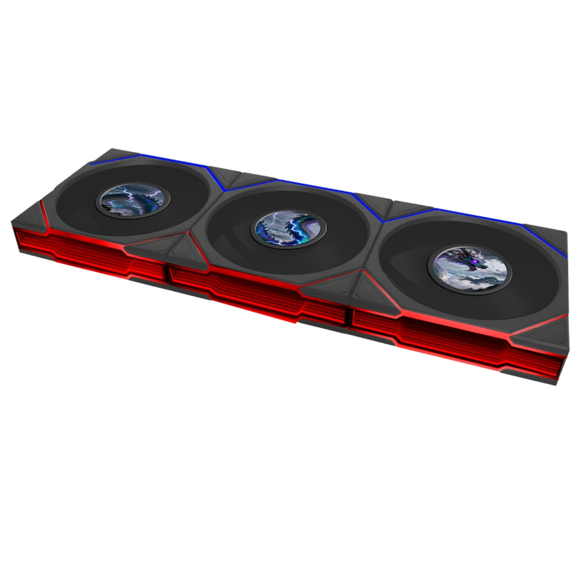 Lian Li Uni Fan TL LCD Flex Reverse 120mm 3-in-1 Pack Cooling Fan (Black, White) (12RTLLCD1F3B, 12RTLLCD1F3W)
