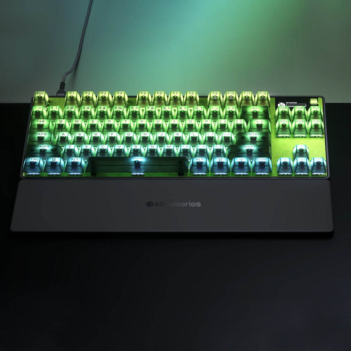 SteelSeries Apex Pro TKL Gen 3 Wired Gaming Keyboard (Omnipoint 3.0 Switches) (Cyber) (64980)
