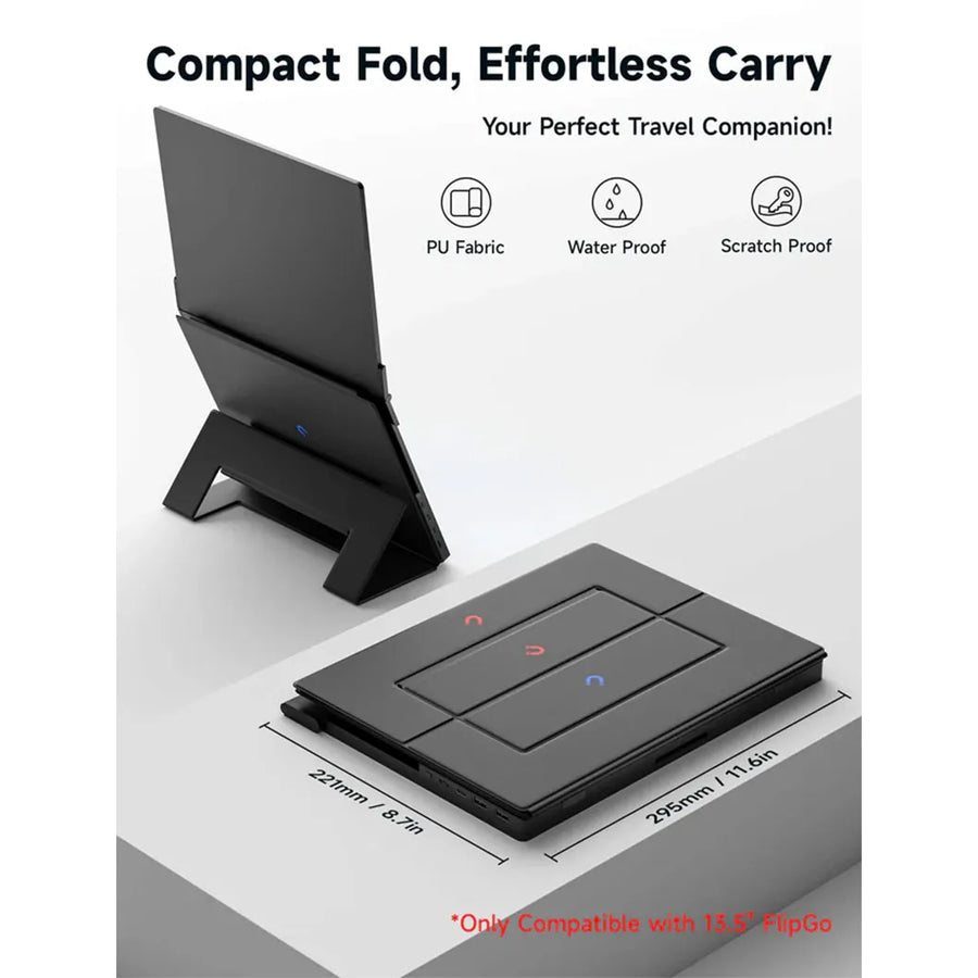 JSAUX Flex Folio for FlipGo Dual Stacked Portable Monitor