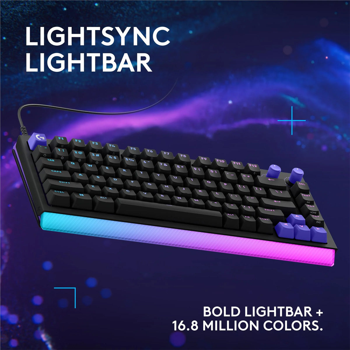 Logitech G512 X 75 Dual Swap TMR Analog/Mechanical 8k Gaming Keyboard