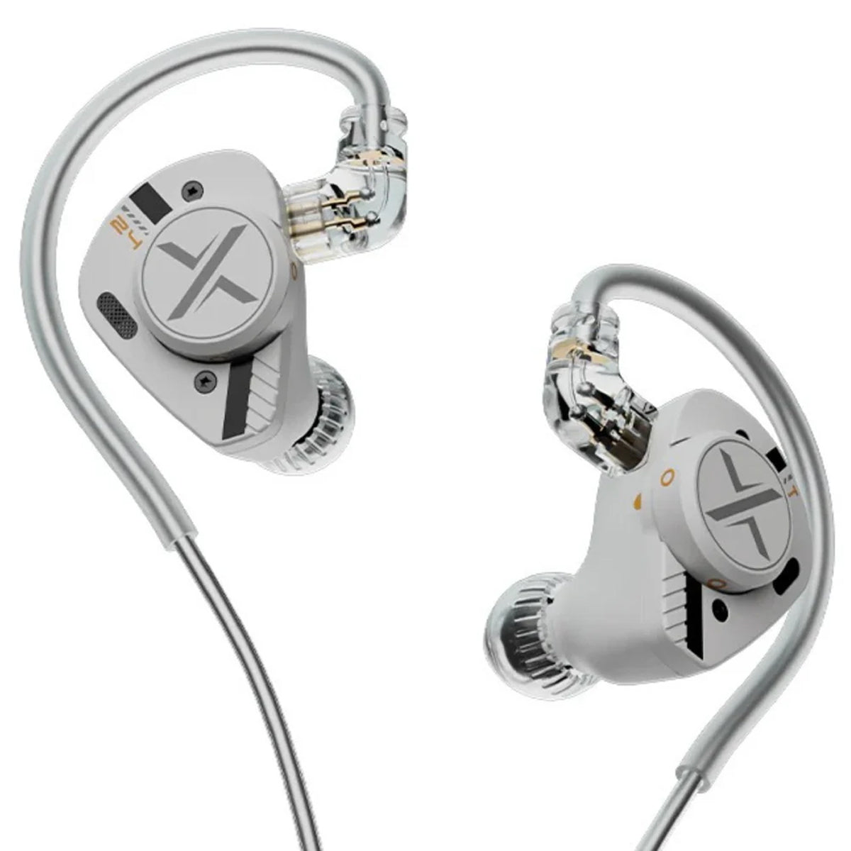ooopusX Op.24 2DD + 4BA In-Ear Monitor without Mic (3.5mm) (Silver)