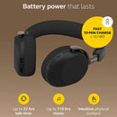 Jabra Evolve3 75 MS Link390c USB-C Wireless Headset With Dongle (Black)