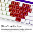 Veekos Love PC Transparent Keycap Set Cherry Profile 21 Keys