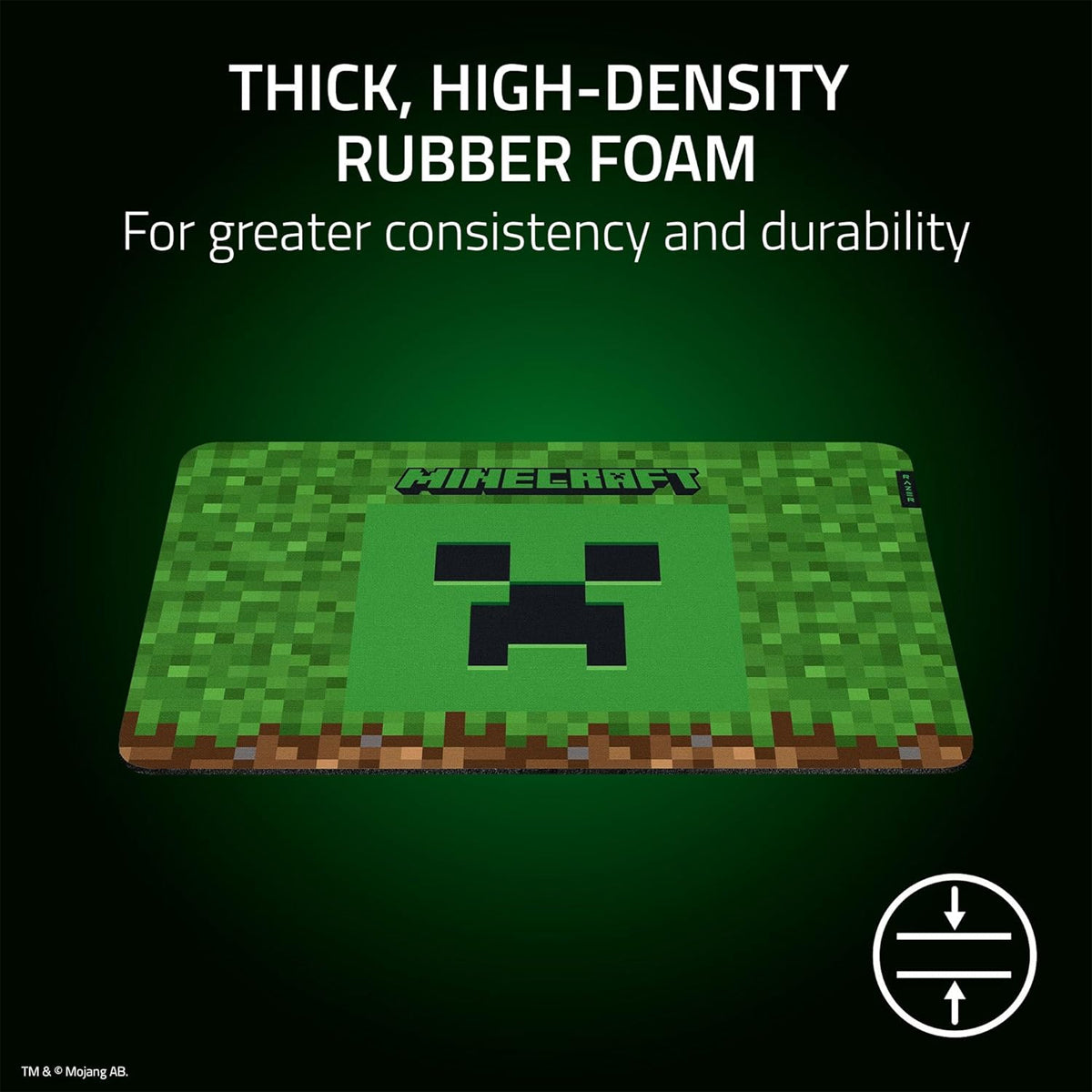 Razer Gigantus V2 Soft Gaming Mouse Mat (Medium) (Minecraft Edition)