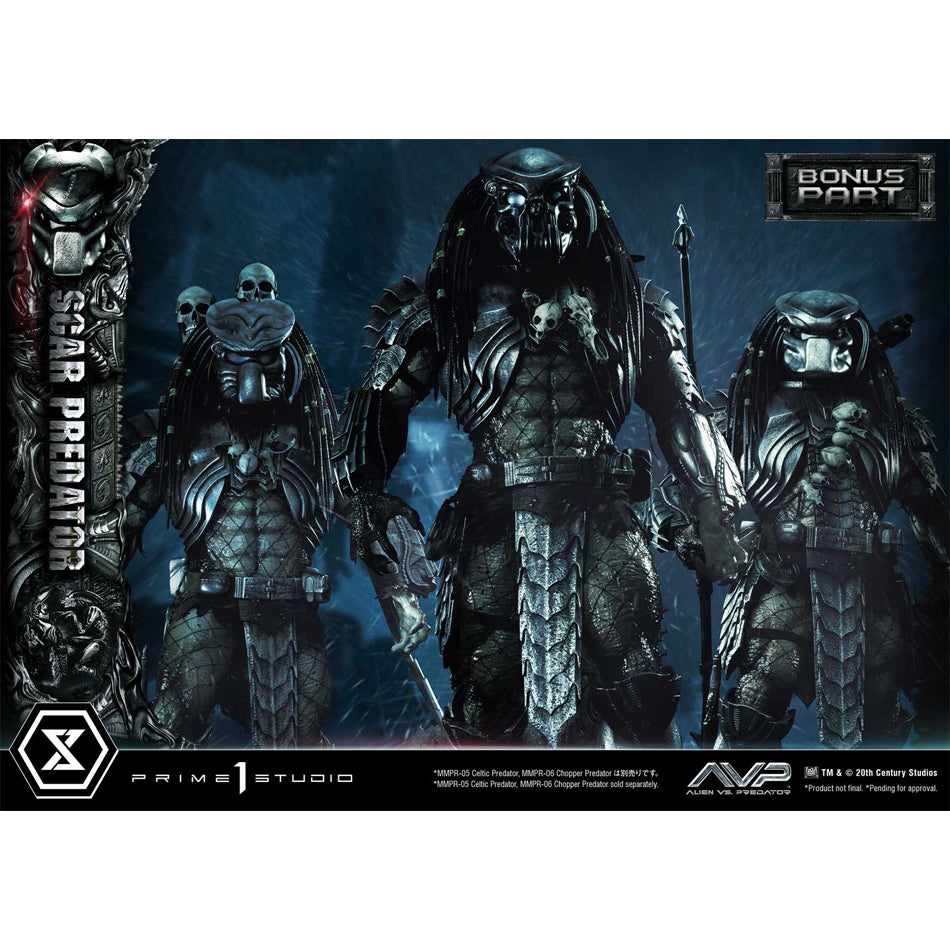 Prime 1 Studio Museum Masterline Alien vs. Predator (Film) Scar Predator DX Bonus Version (MMPR-04DXS)