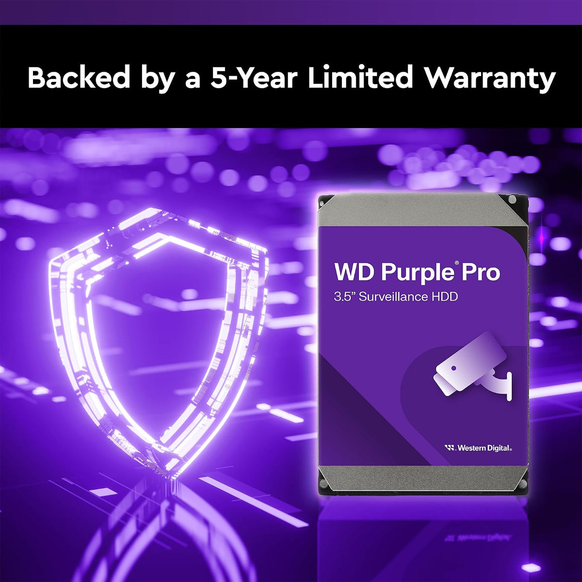 WD Purple Pro 3.5" SATA Video Analytics Hard Drive