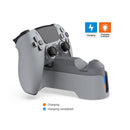 Dobe Double Charging Dock For PS5 Controller with Dual-Color Charging Indicator Light (Gray)