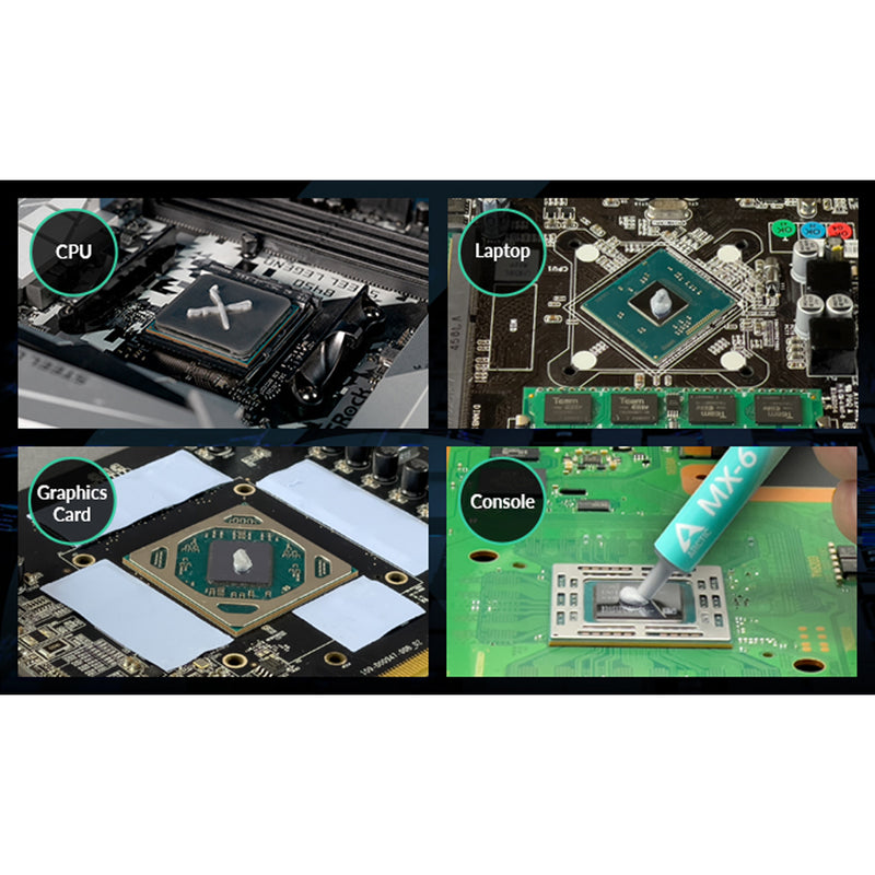 Arctic MX-6 (4g) Ultimate Performance Thermal Paste with 6 pcs. MX Cleaner