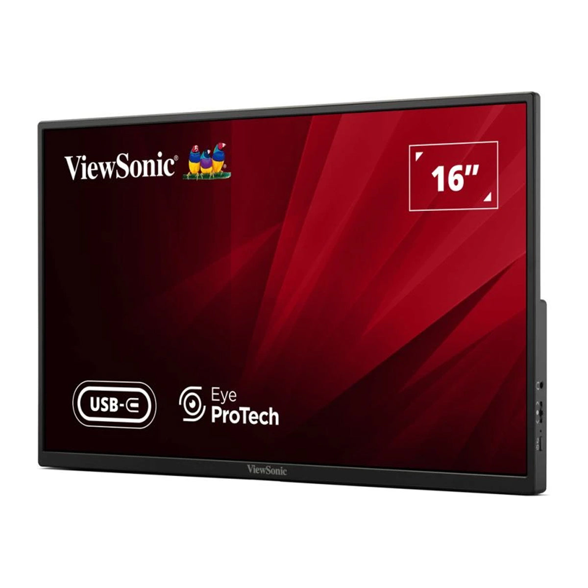 ViewSonic VA1650 16" FHD (1920X1080) 60Hz 7ms IPS USB-C Lightweight Portable Monitor
