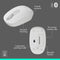 Logitech MK250 Compact Wireless Mouse and Keyboard (Off-White) (920-013560)