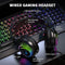 Aula T650 4-in-1 Gaming Combo - Wired Membrane Keyboard/Mouse/Headset/Mouse Pad