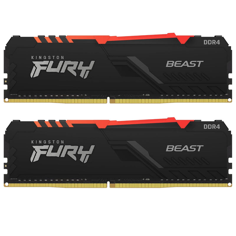Kingston Fury Beast 32GB (16GBX2) RGB DDR4 3600MHZ (KF436C18BBAK2/32)