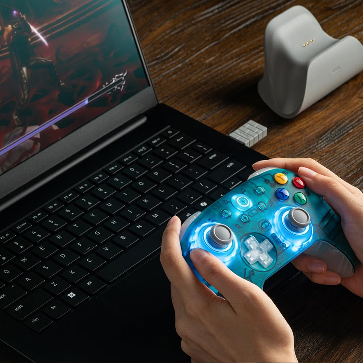 8BitDo Ultimate 2 Wireless Controller with TMR Joysticks, Switchable Hall Effect/ Tactile Triggers