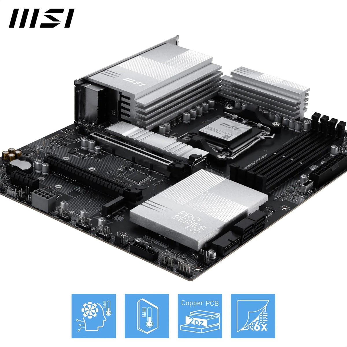 MSI Pro X870E-S EVO WiFi DDR5 AMD Motherboard