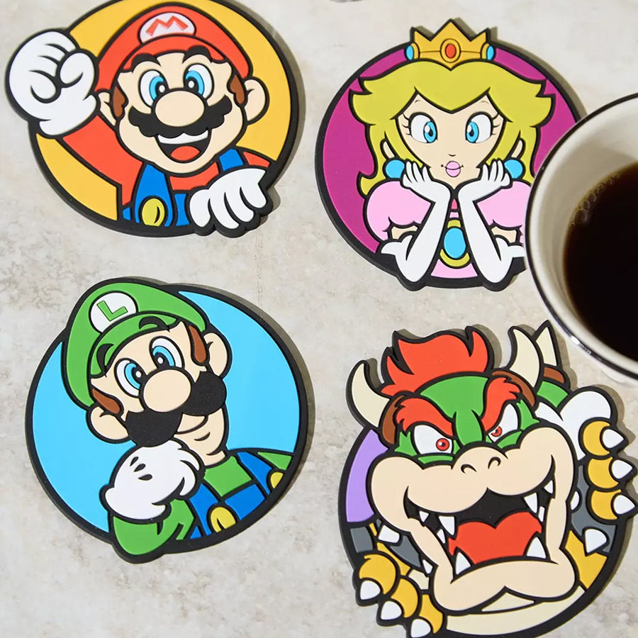 Paladone Super Mario PVC Coasters (PP15839NN)