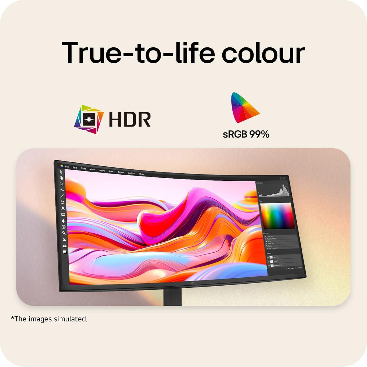 LG UltraWide 34U640B-B 34" WQHD (3440x1440) 144Hz 5ms GTG VA Curved Gaming Monitor