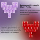 Veekos Love PC Transparent Keycap Set Cherry Profile 21 Keys