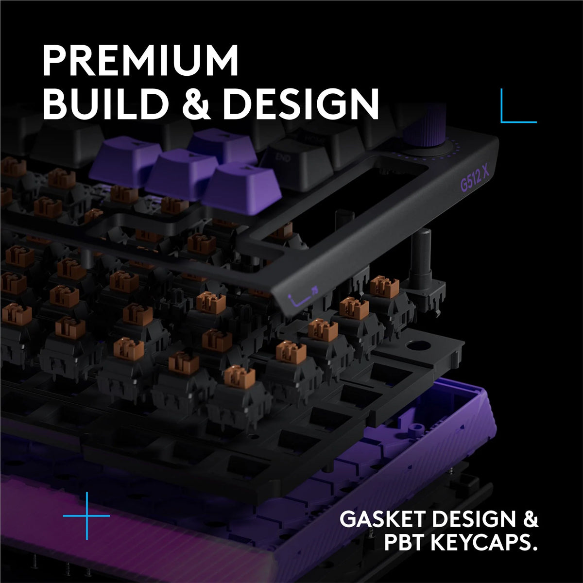 Logitech G512 X 75 Dual Swap TMR Analog/Mechanical 8k Gaming Keyboard