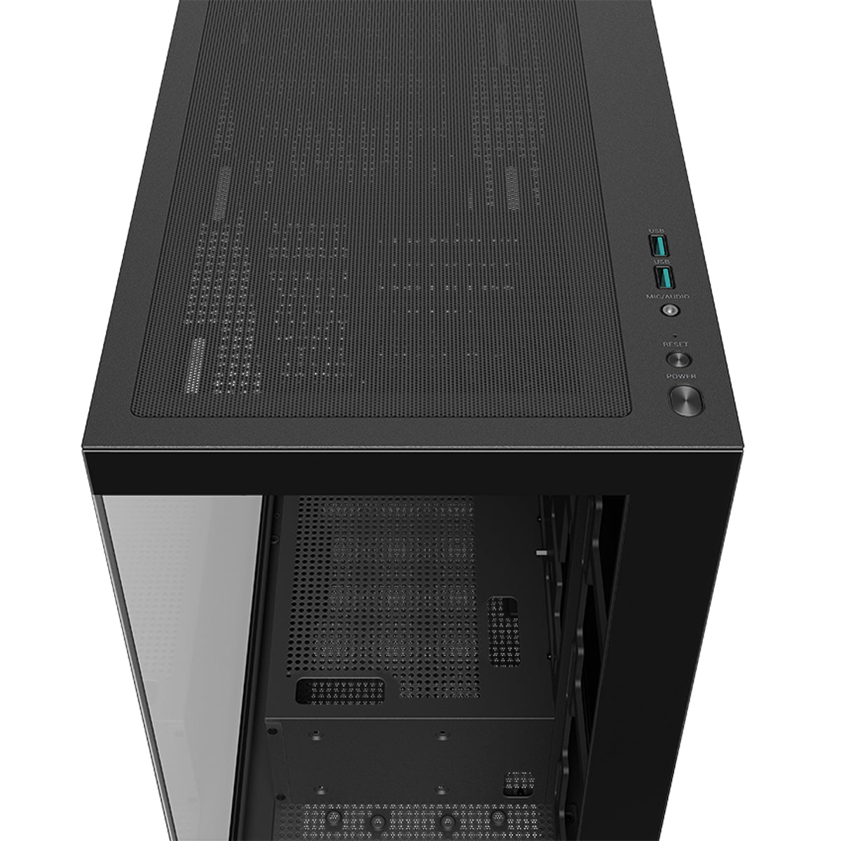 Deepcool CG580 Panoramic Single Chamber ATX PC Case (Black, White)