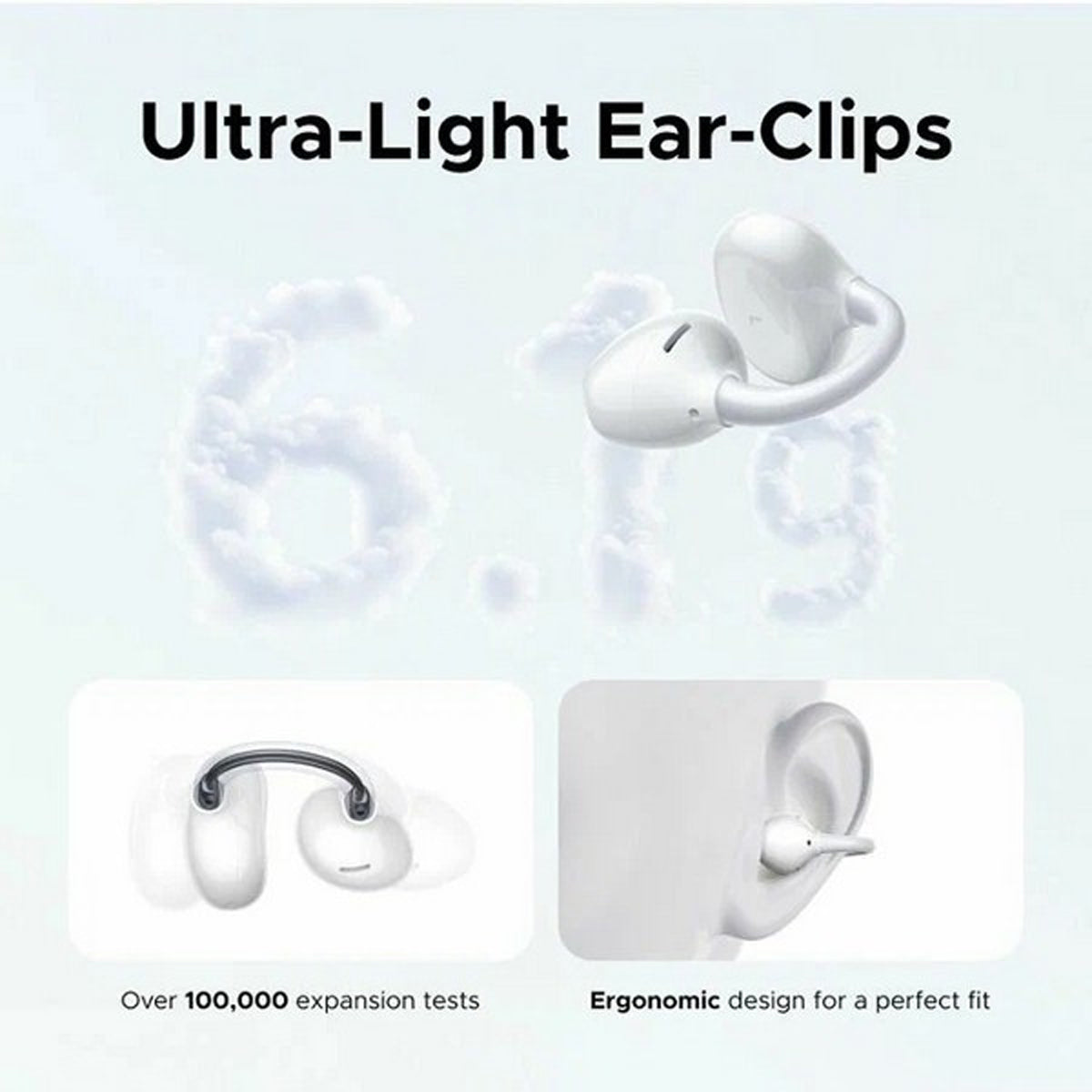 Ugreen ClipBuds Pro Hybrid Active Noise-Cancelling Earbud
