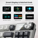 Royal Kludge RK-S85 Tri-Mode RGB 85 Keys Hot Swappable Mechanical Keyboard White Night