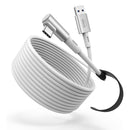 Kiwi Design Link Cable 16Ft (5M) for Meta Quest 2/3/Pro/3S/Pico 4 (White) (QC-8)