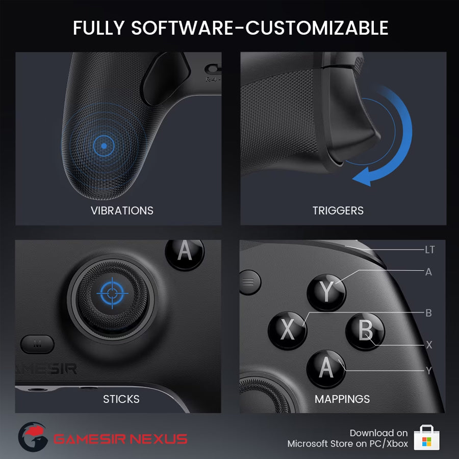Gamesir G7 SE Advanced Wired Gaming Controller for Xbox (Jet Black)