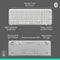 Logitech MK250 Compact Wireless Mouse and Keyboard (Off-White) (920-013560)