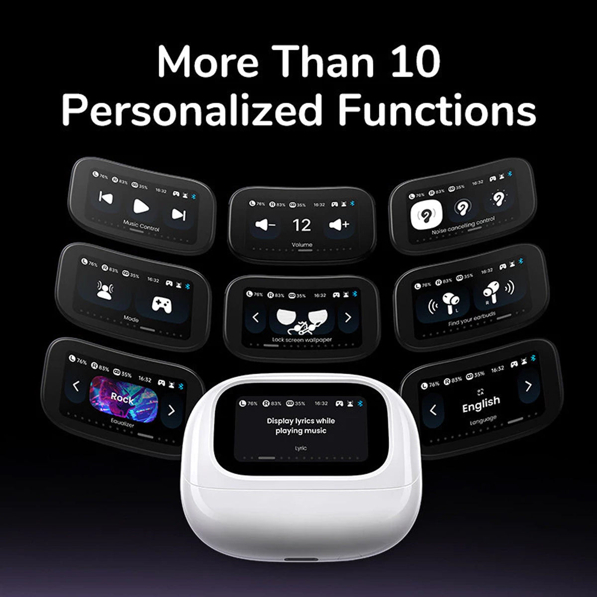 Ugreen EchoBuds Magic Hybrid Active Noise-Cancelling Earbuds