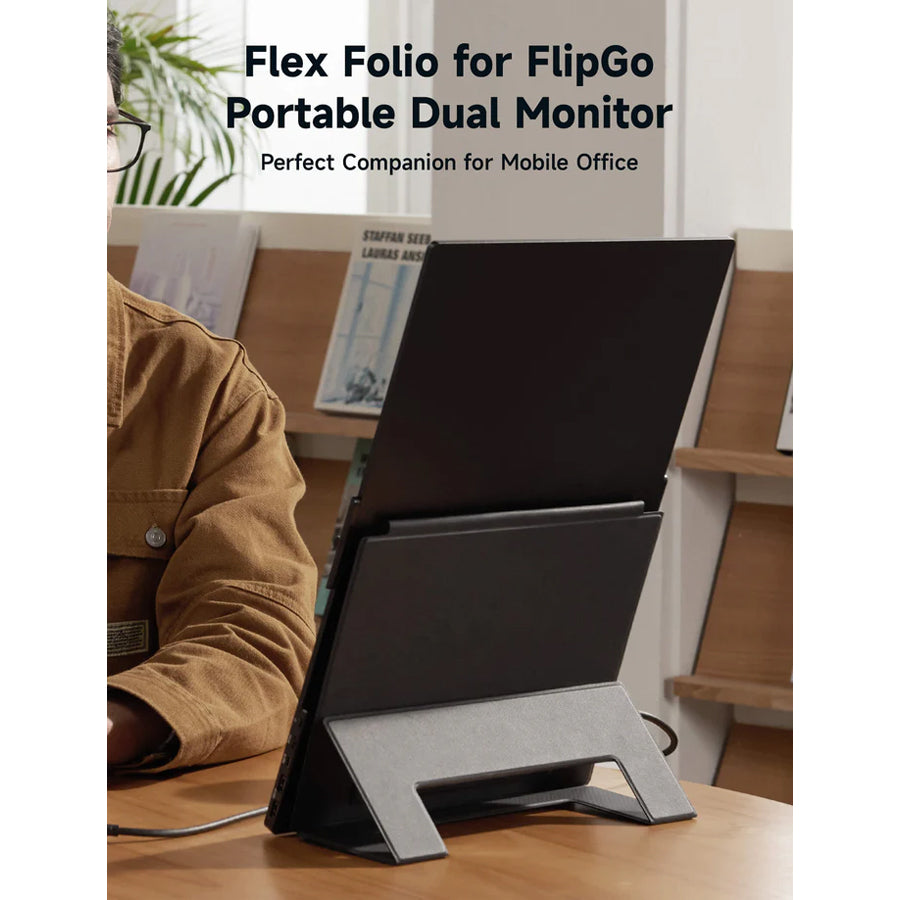 JSAUX Flex Folio for FlipGo Dual Stacked Portable Monitor