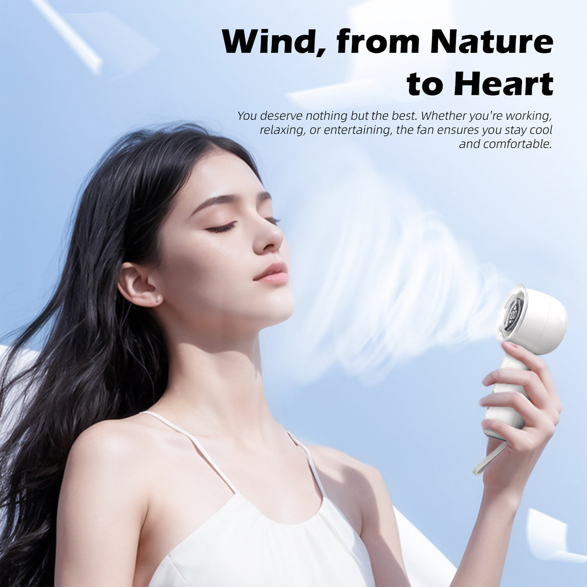 Vyvylabs Babbit High Speed 13000RPM Handheld Fan 3000mAh