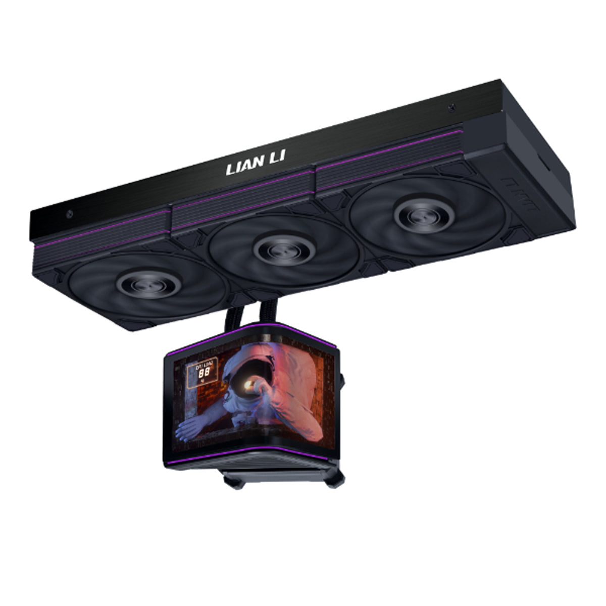 Lian Li Hydroshift 2 OLED Curved 360P AIO Liquid CPU Cooler