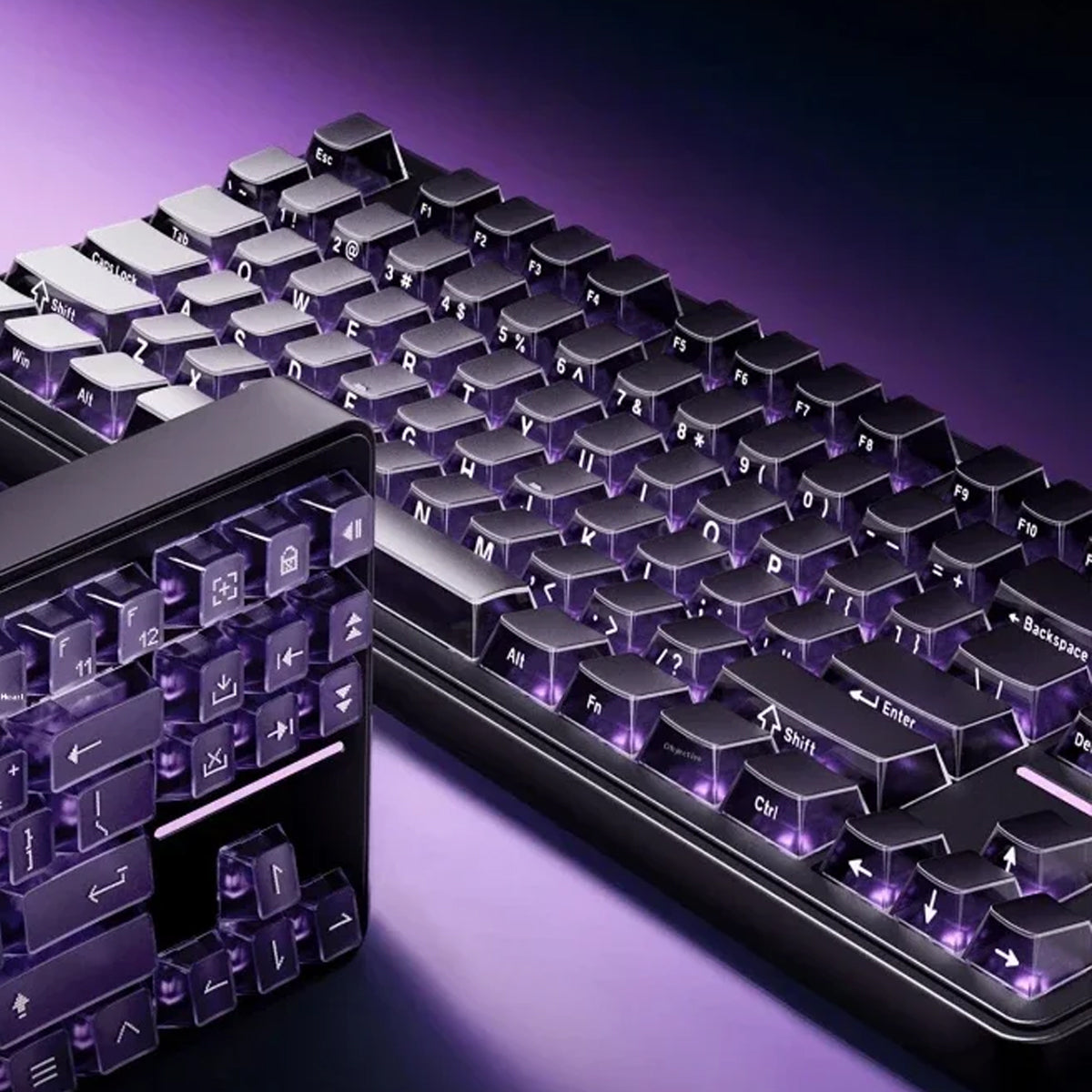 ATK A87 Pro RGB Tri-Mode 87-Keys Gasket-Mounted Hot-Swappable Mechanical Keyboard (Starry Night) 