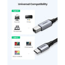 Ugreen USB-C to USB-B 2.0 Printer Cable 