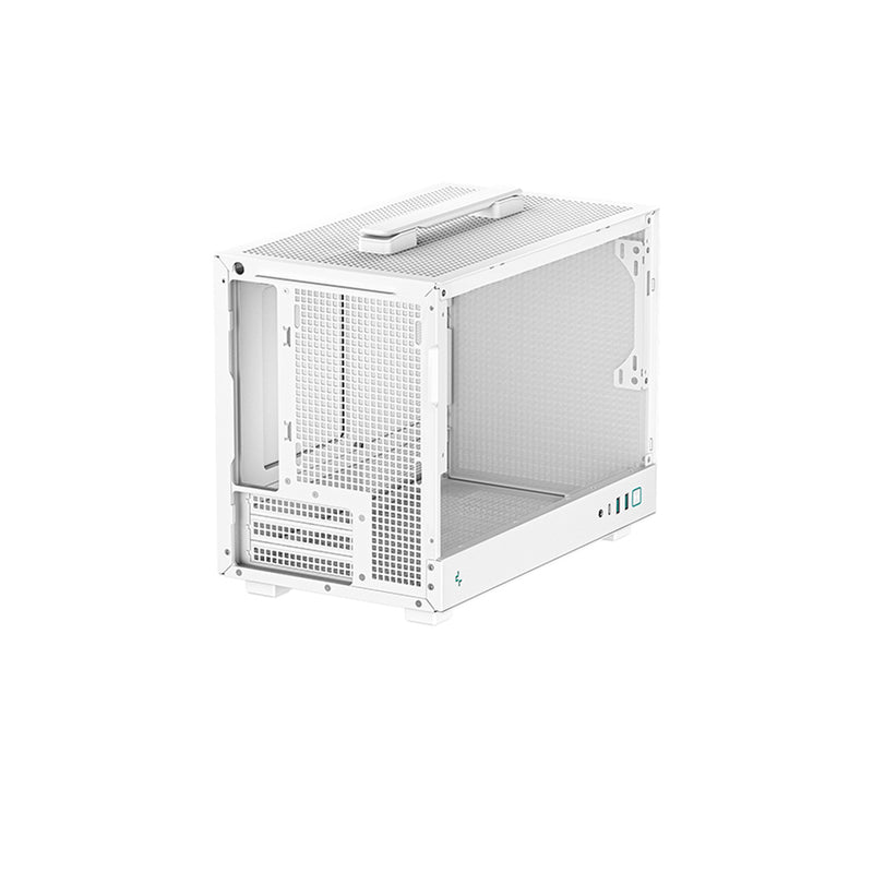 Deepcool CH160 MESH WH Mini-ITX Ultra Portable High Flow PC Case White (R-CH160-WHNMI0-G-1)