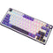 Royal Kludge R75 QMK Single-Mode RGB 81-Keys Hot-Swappable Mechanical Keyboard Blackberry Mousse