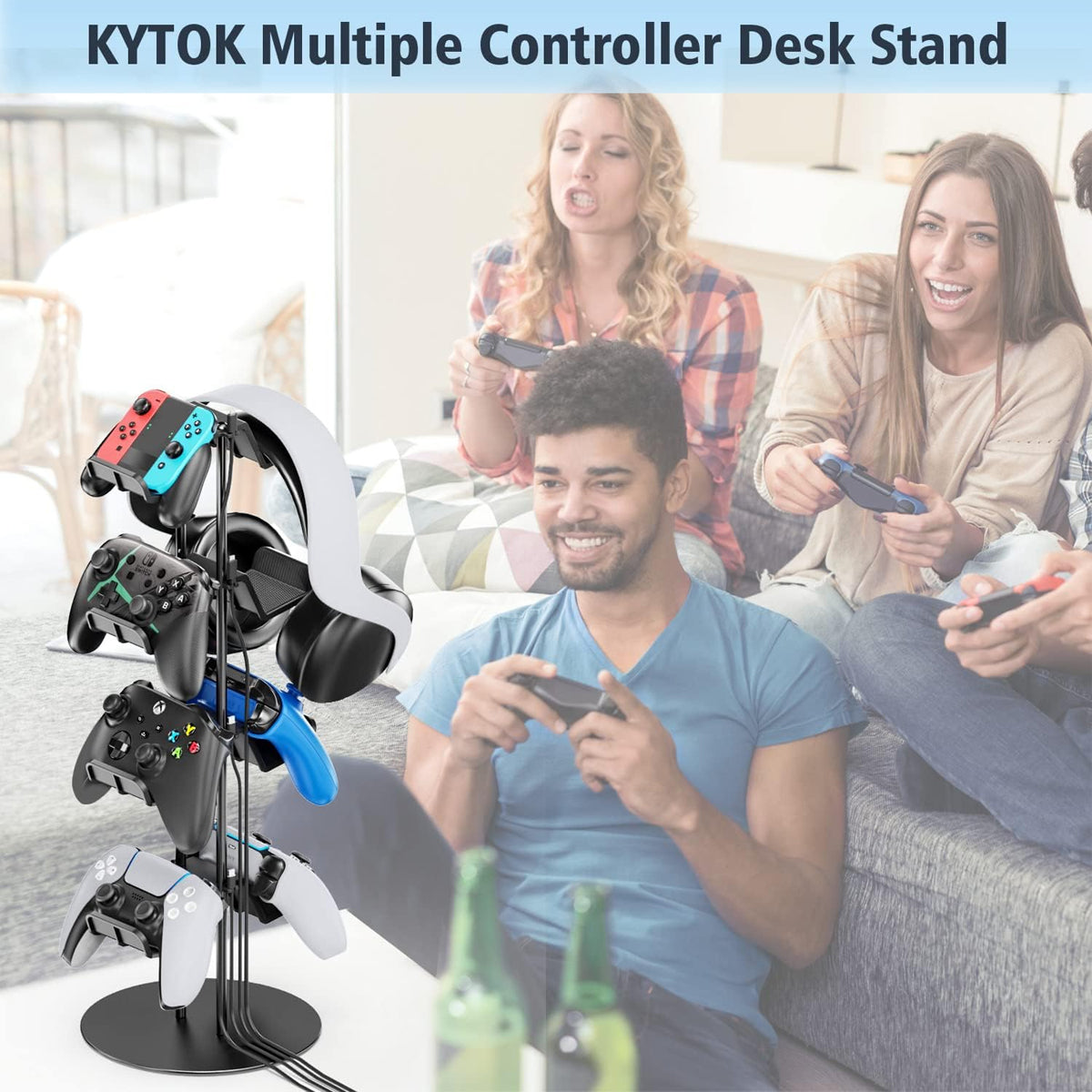 Kytok Multiple Controller Desk Stand for 8 Controllers (KT-515)