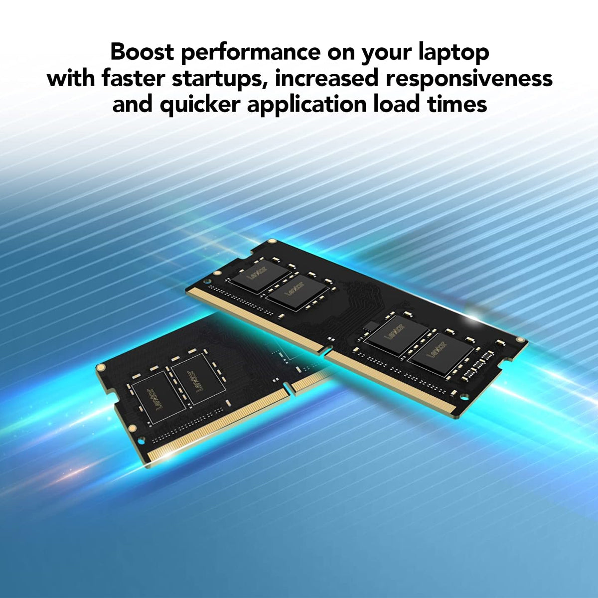 Lexar 32GB DDR4 3200MHz CL22-22-22-52 SODIMM Laptop Memory