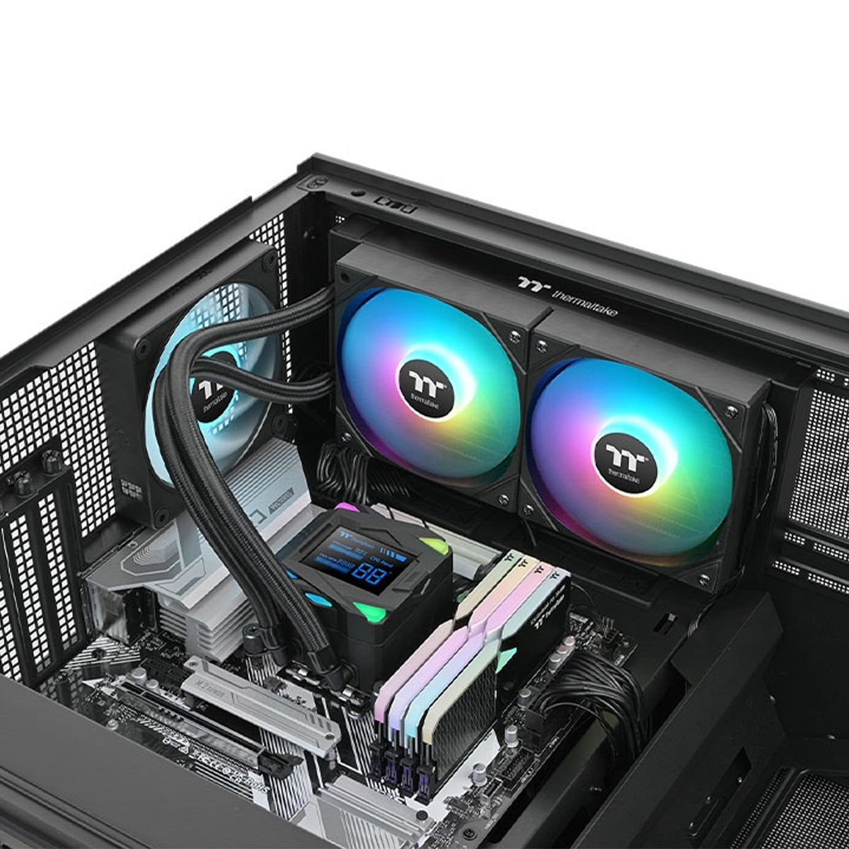 Thermaltake LA240-S ARGB Sync AIO Liquid Cooler with 2.4" Segment LCD