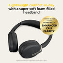 Jabra Evolve2 65 Link380/390A MS Stereo WLC ANC Wireless Foldable Headset w/ Charging Stand 
