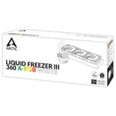 Arctic Liquid Freezer III 360 A-RGB Multi Compatible AIO CPU Water Cooler (Black, White) 