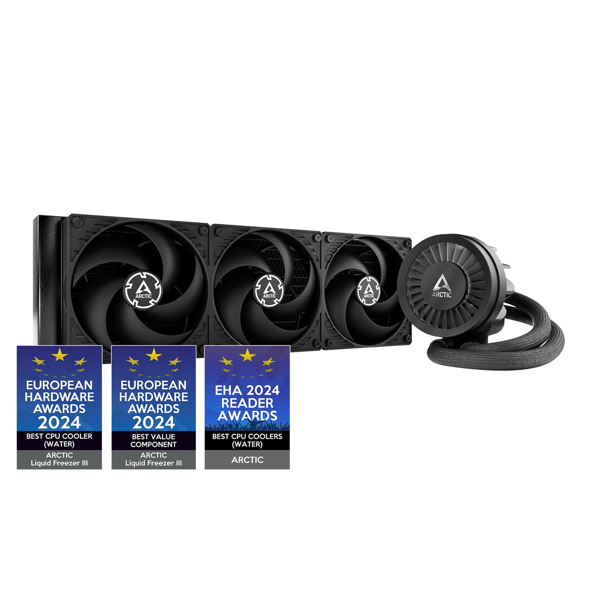 Arctic Liquid Freezer III 360 Multi Compatible AIO CPU Water Cooler (Black) (ACFRE00136A)