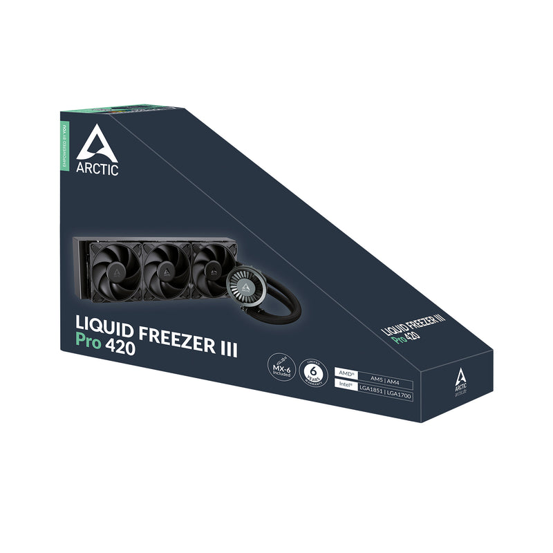 Arctic Liquid Freezer III Pro 420 Multi Compatible AIO CPU Water Cooler (Black) (ACFRE00181A)