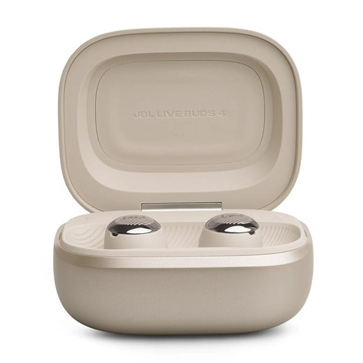 JBL Live Buds 4 True Wireless In-Ear Noise Cancelling Earbuds with Smart Charging Case (Black, Blue, Green, Orange, Silver, Champagne, Purple)