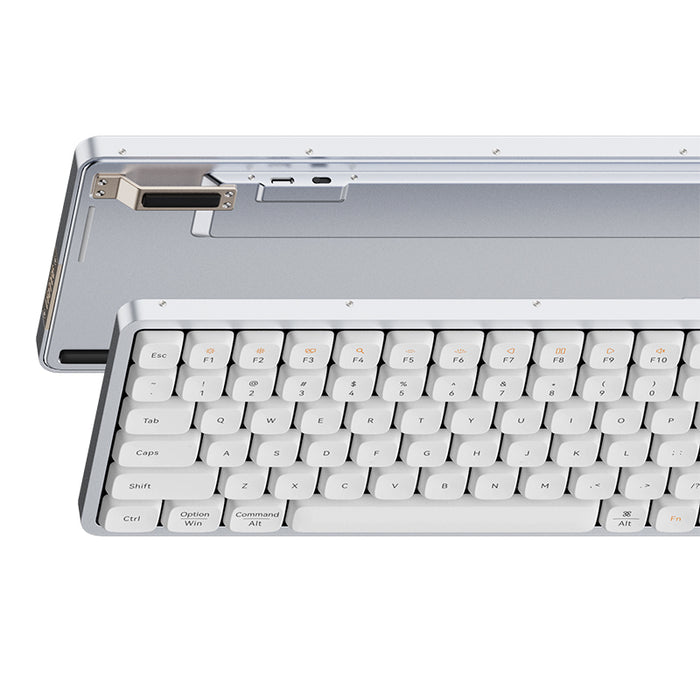 Lofree Flow 84 Keys Dual Mode Low Profile Mechanical Keyboard (Silver)