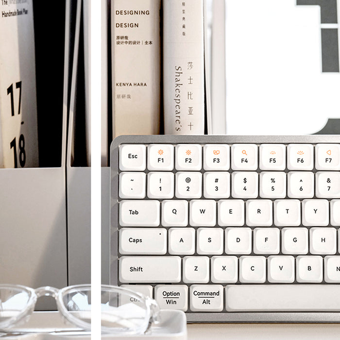 Lofree Flow 84 Keys Dual Mode Low Profile Mechanical Keyboard (Silver)