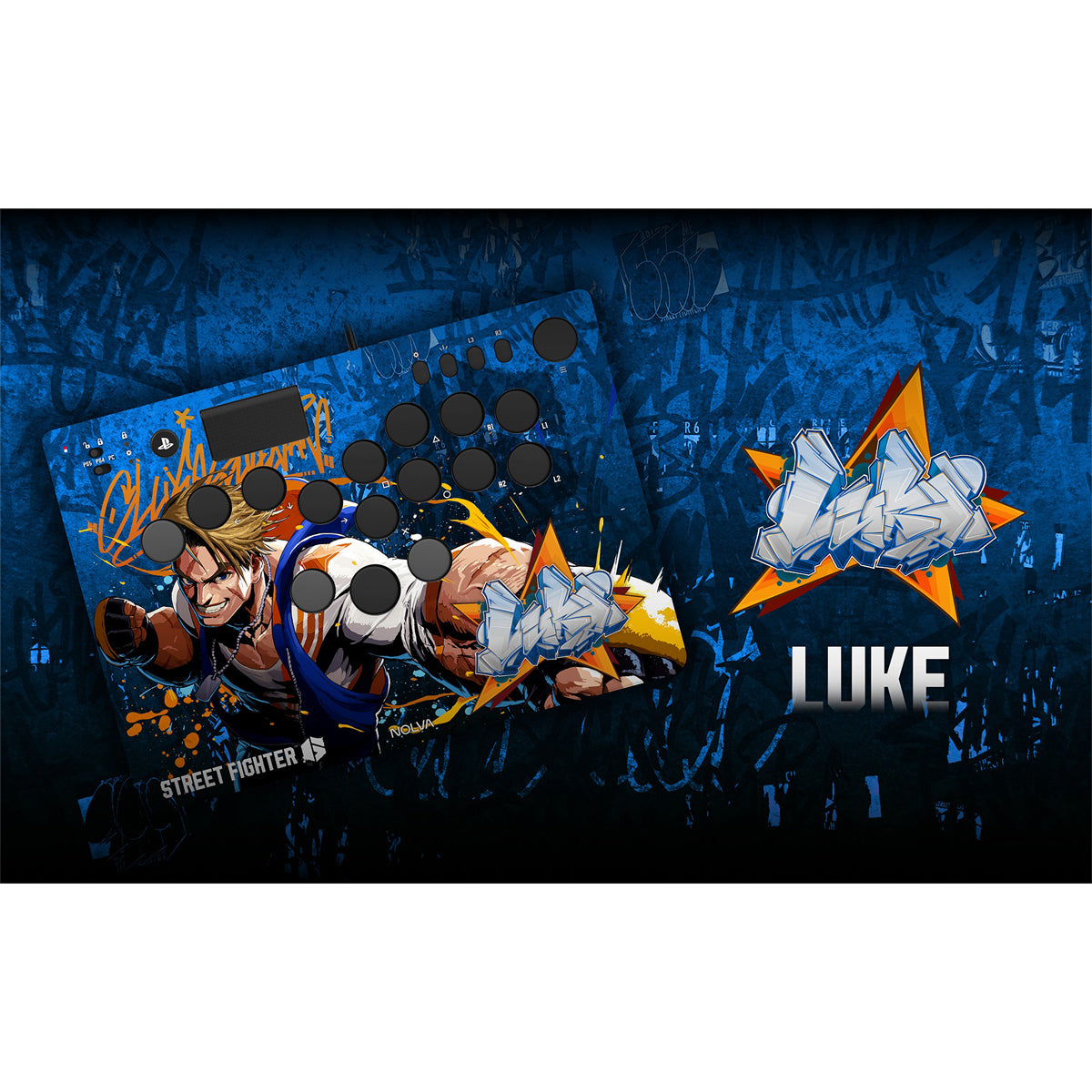 Hori Street Fighter 6 Nolva Mechanical All-Button Arcade Controller